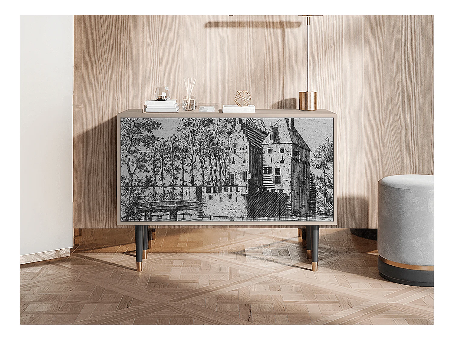 Dressoir - 115х84х41 cm - S3 - Castle by Breugel, Latte