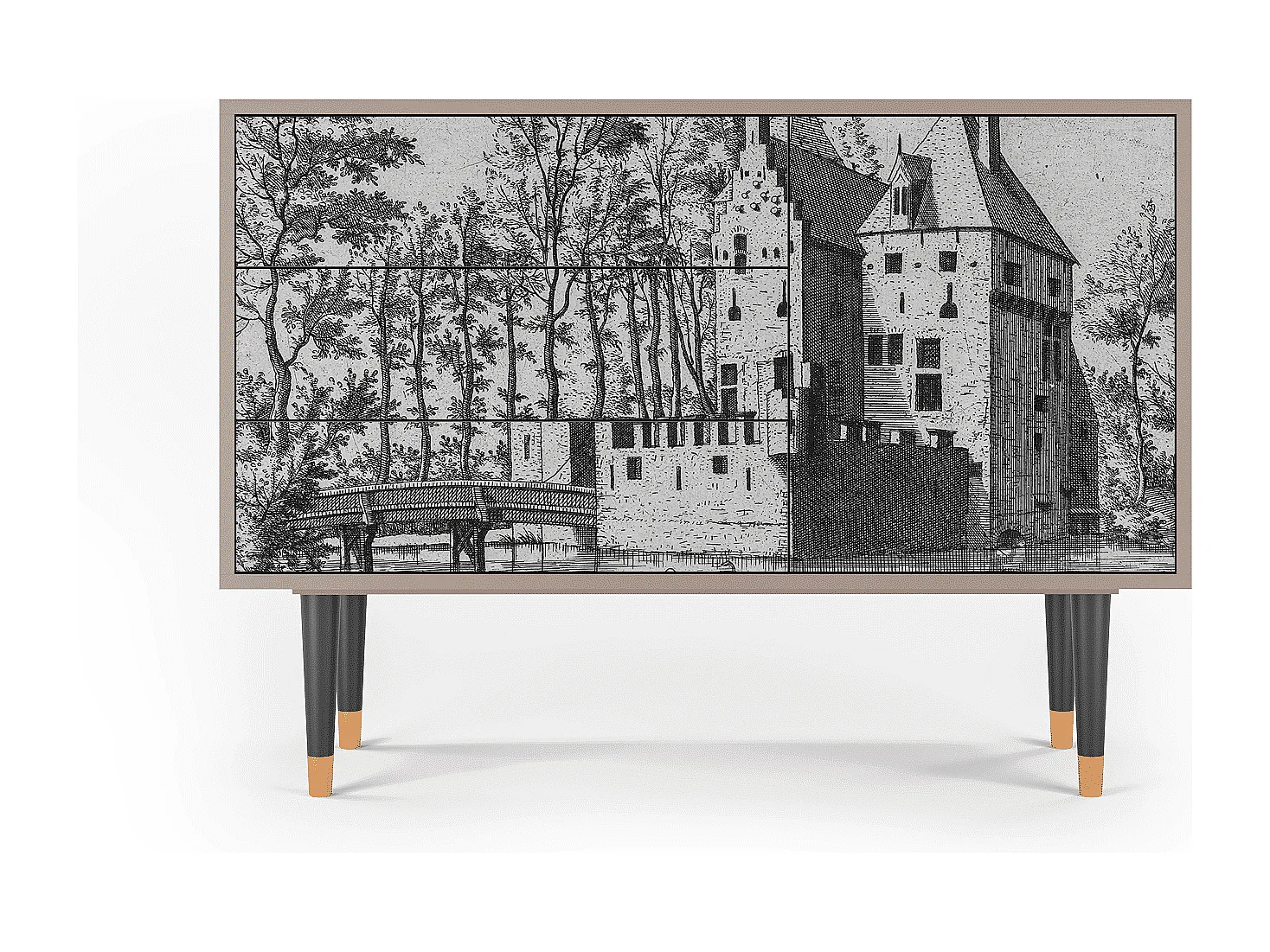 Buffet - 115х84х41 cm - S3 - Castle by Breugel, Latte