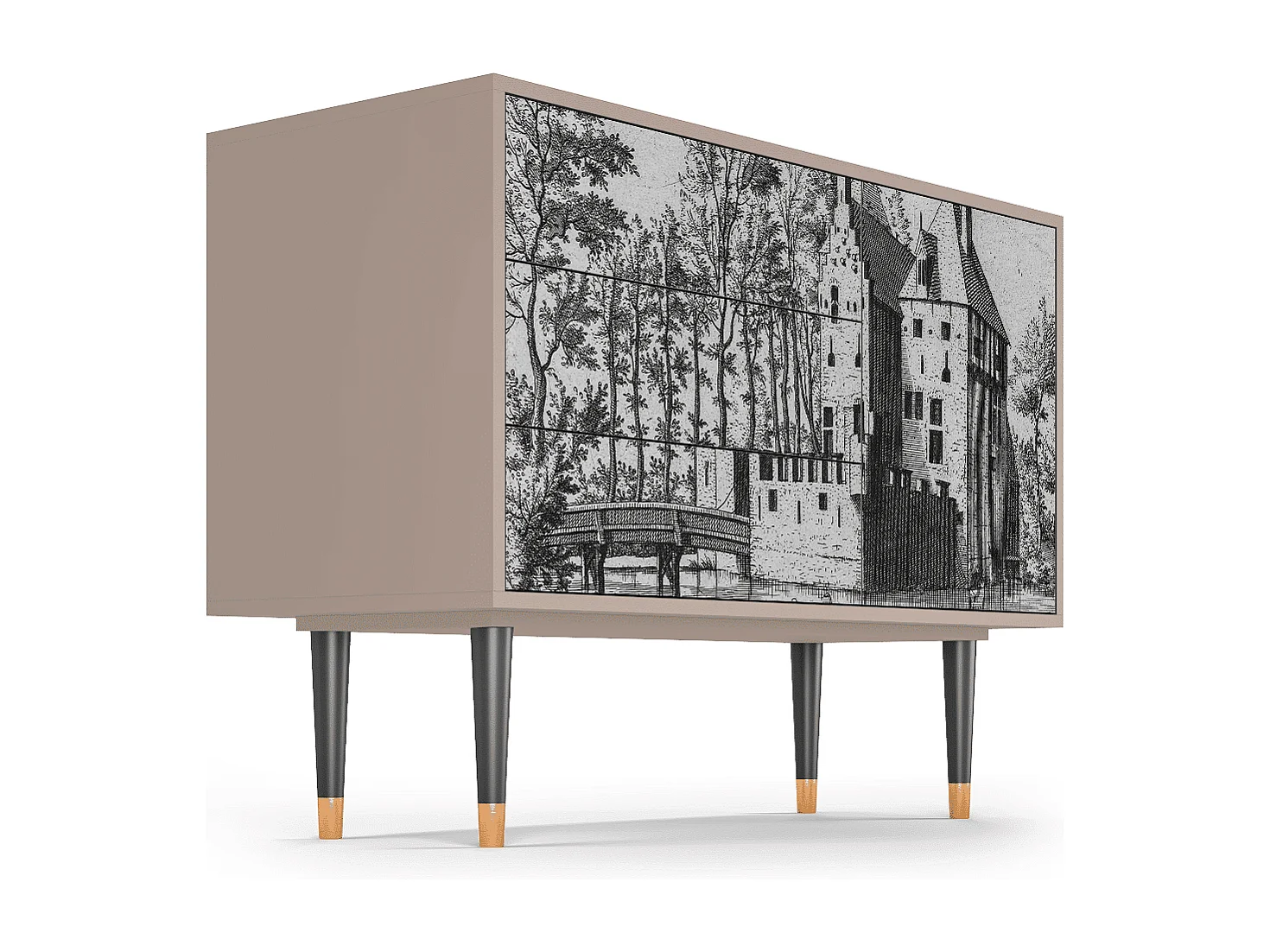 Buffet - 115х84х41 cm - S3 - Castle by Breugel, Latte