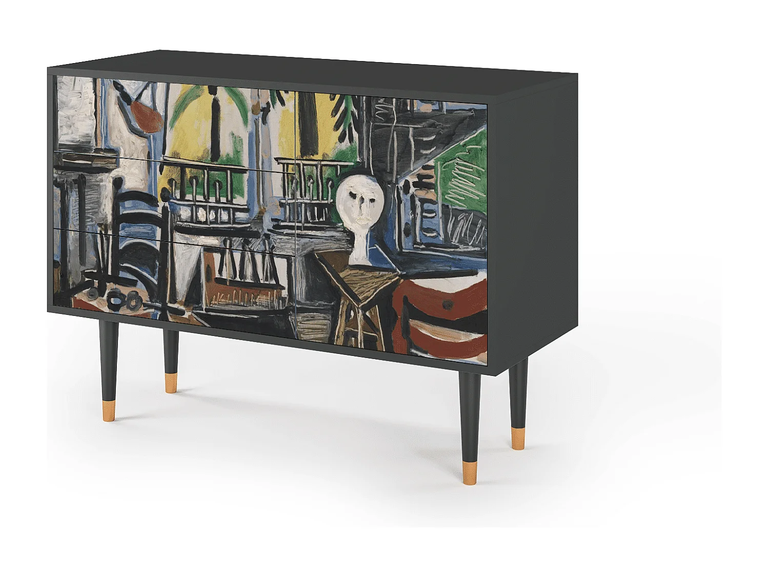 Aparador - 115х84х41 cm - S3 - The Studio , Antracite