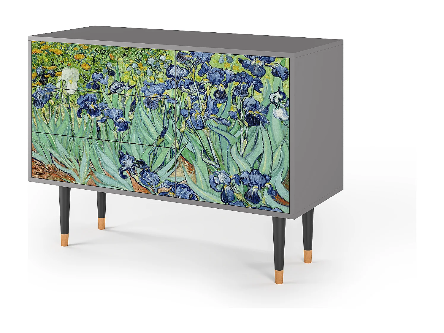 Sideboard - 115х84х41 cm - S3 - Irises , Grau