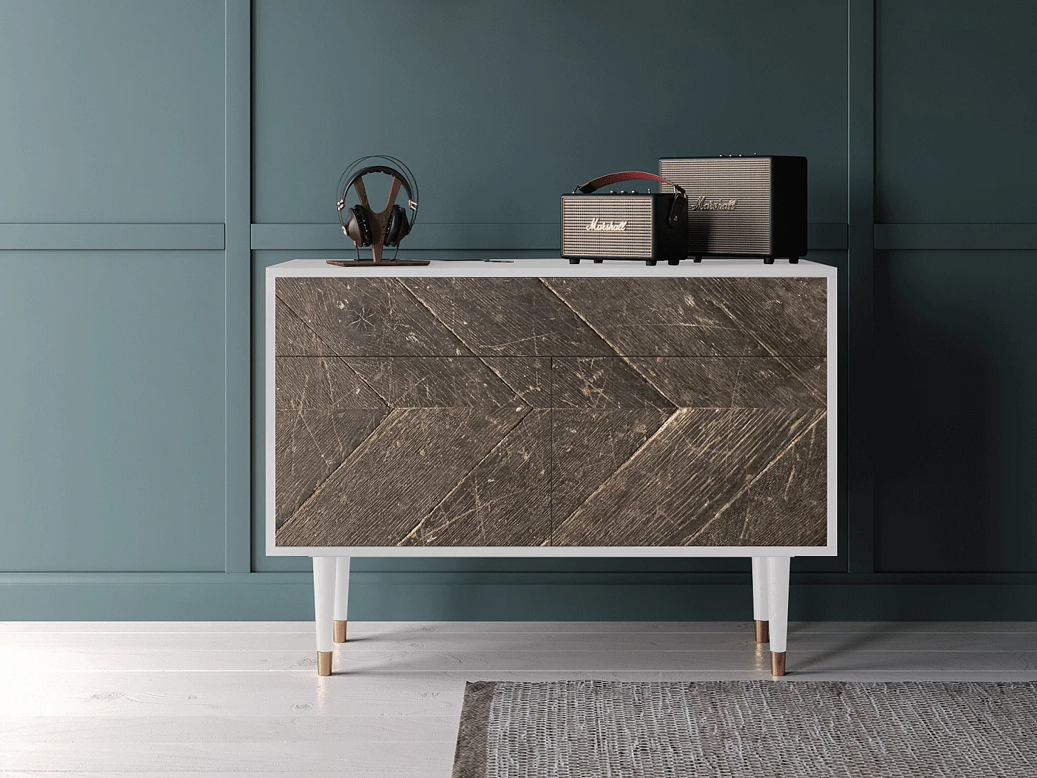 Credenza - 115x85x48 cm - BS4 - Wise Tree, Bianco