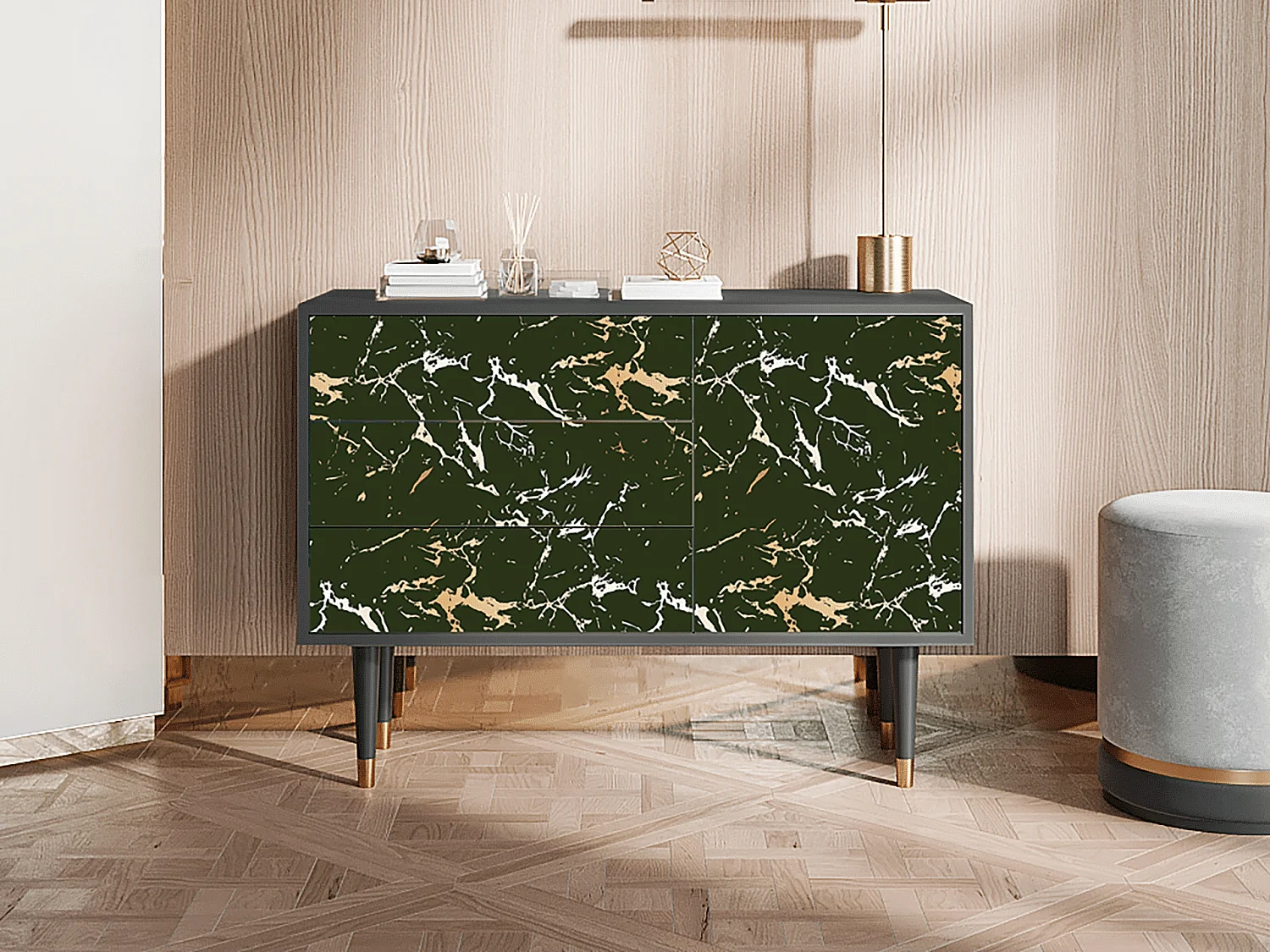 Buffet - 115х84х41 cm - S3 - Amazon Forest, Anthracite