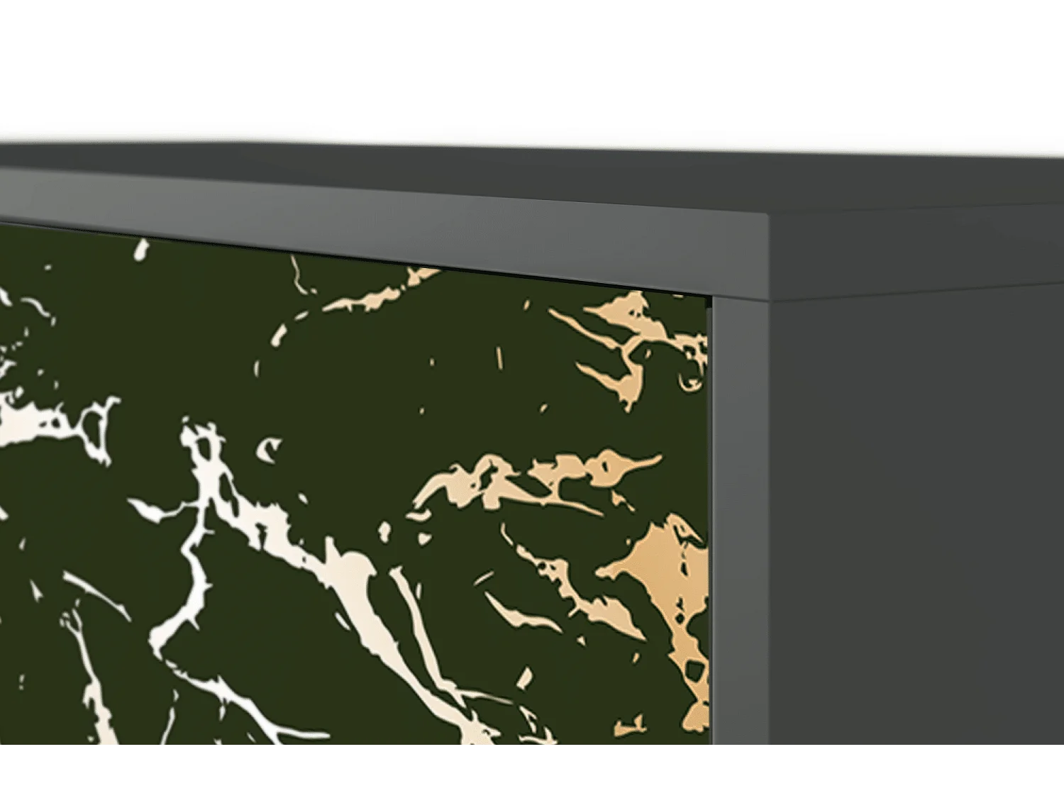 Kredens - 115х84х41 cm - S3 - Amazon Forest, Antracyt