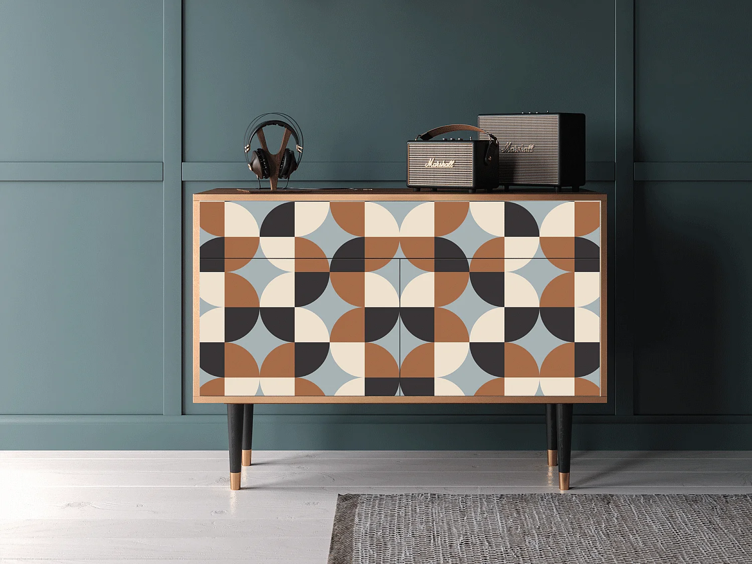 Sideboard - 115x85x48 cm - BS4 - Brown Sensation, Sand