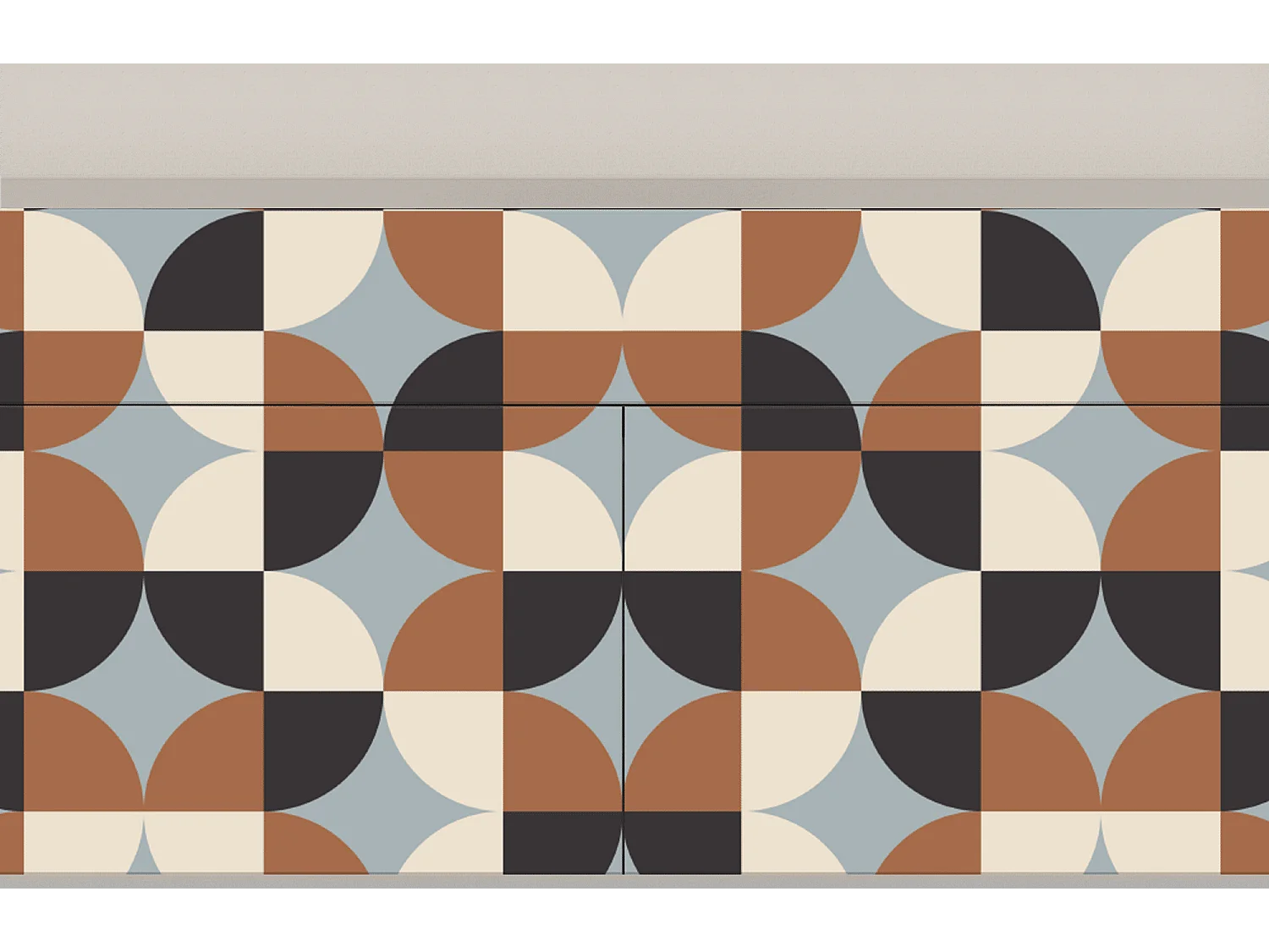 Buffet - 115x85x48 cm - BS4 - Brown Sensation, Sable