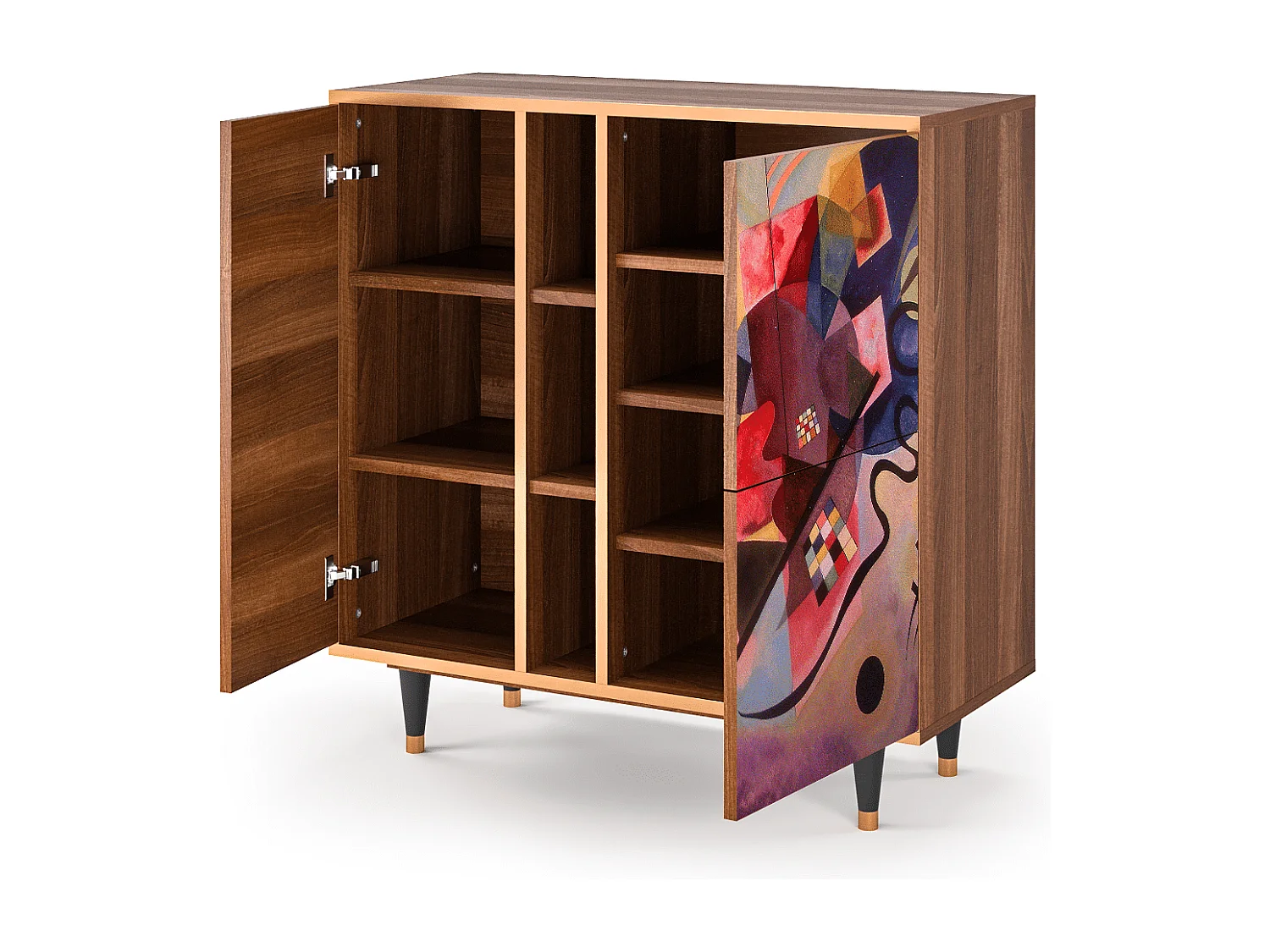 Aparador - 94х96х41 cm - BS5 - Modern Art, Nogal
