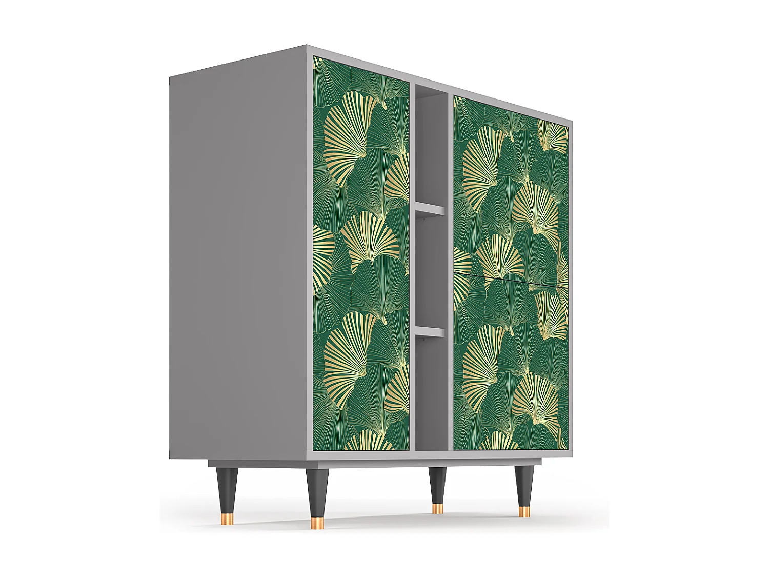 Buffet - 94х96х41 cm - BS5 - Gold Ginkgo, Gris