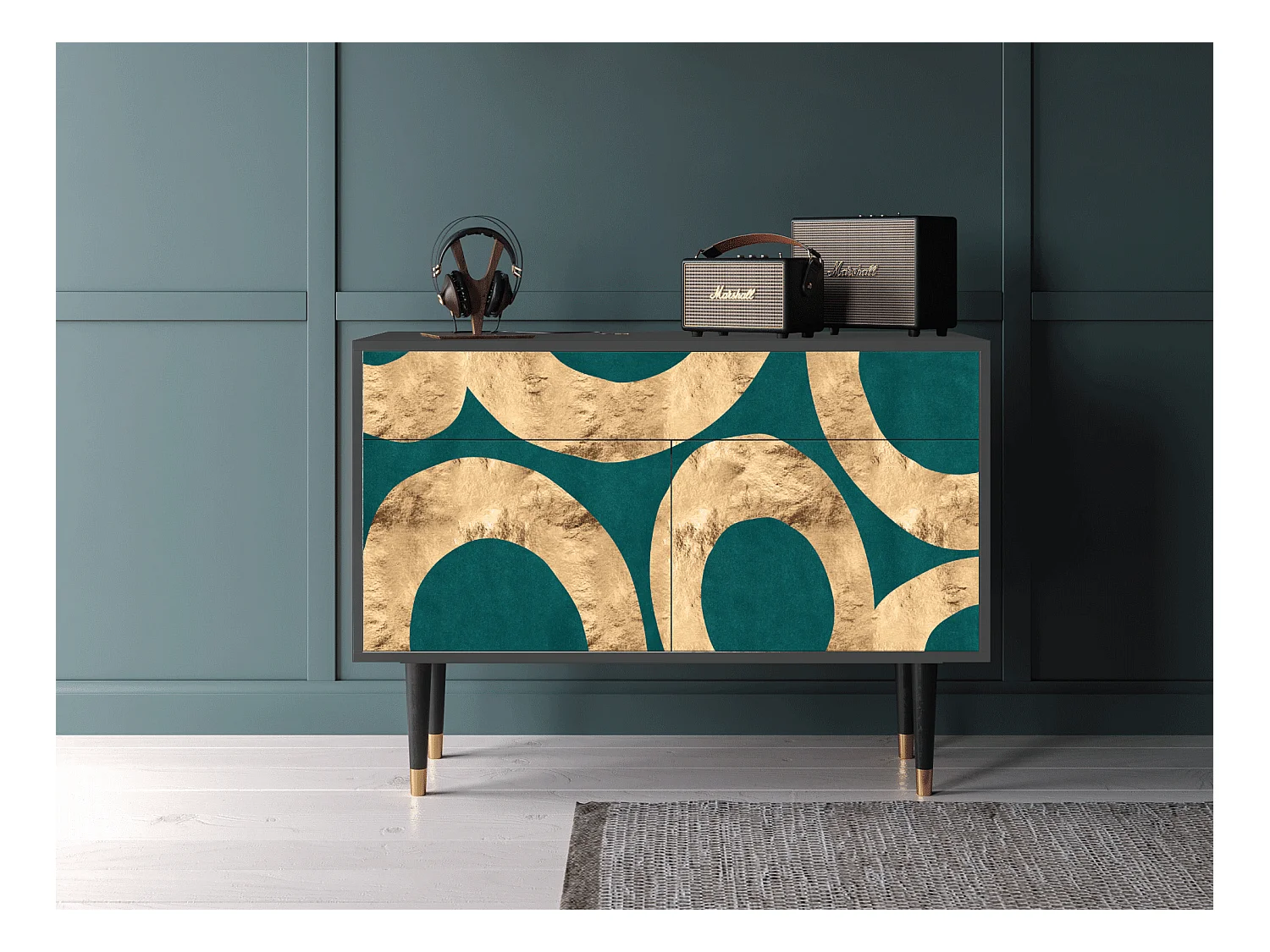 Buffet - 115x85x48 cm - BS4 - Zircon Sphere, Anthracite