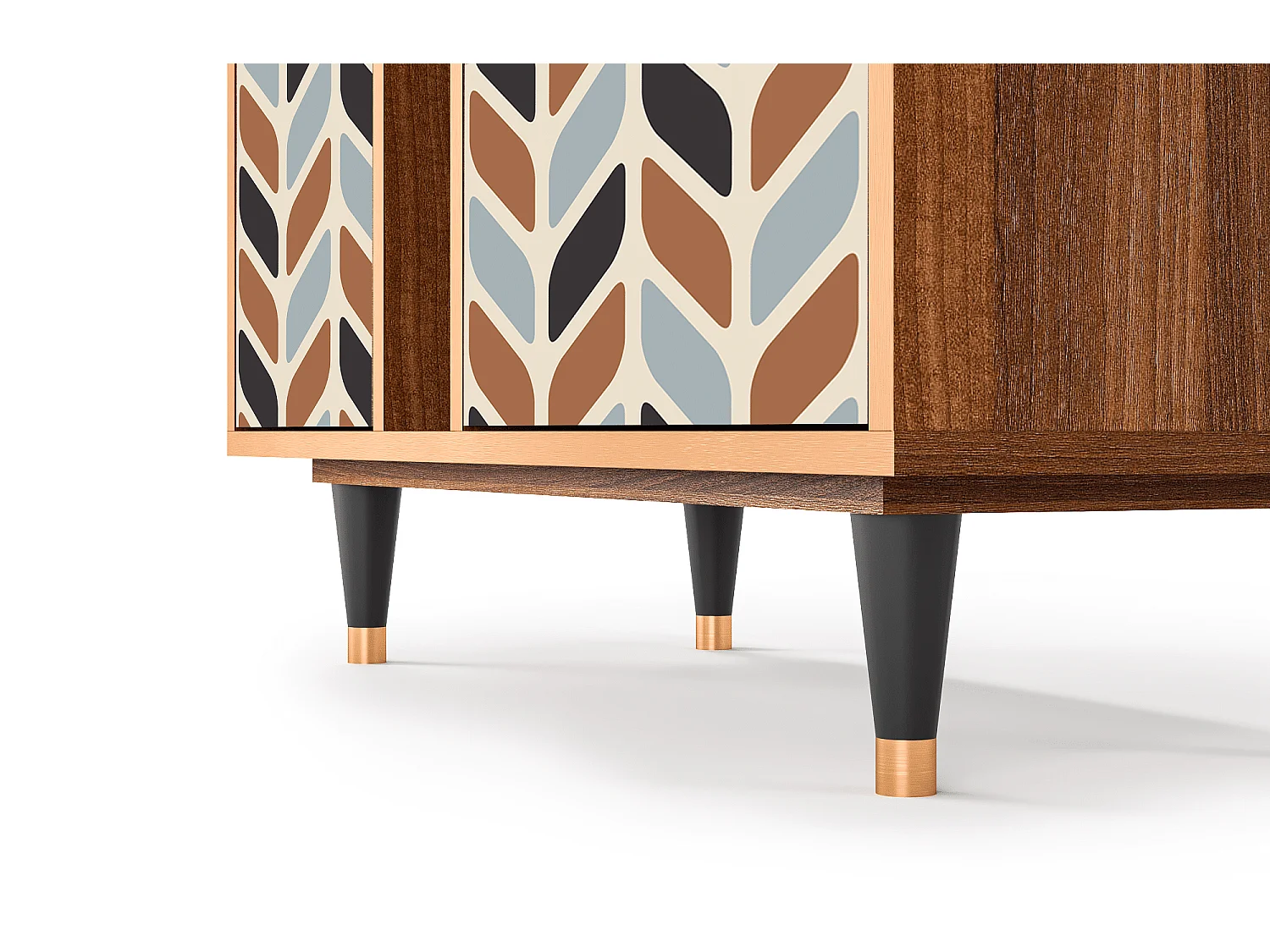 Buffet - 94х96х41 cm - BS5 - Beige Laure, Noyer