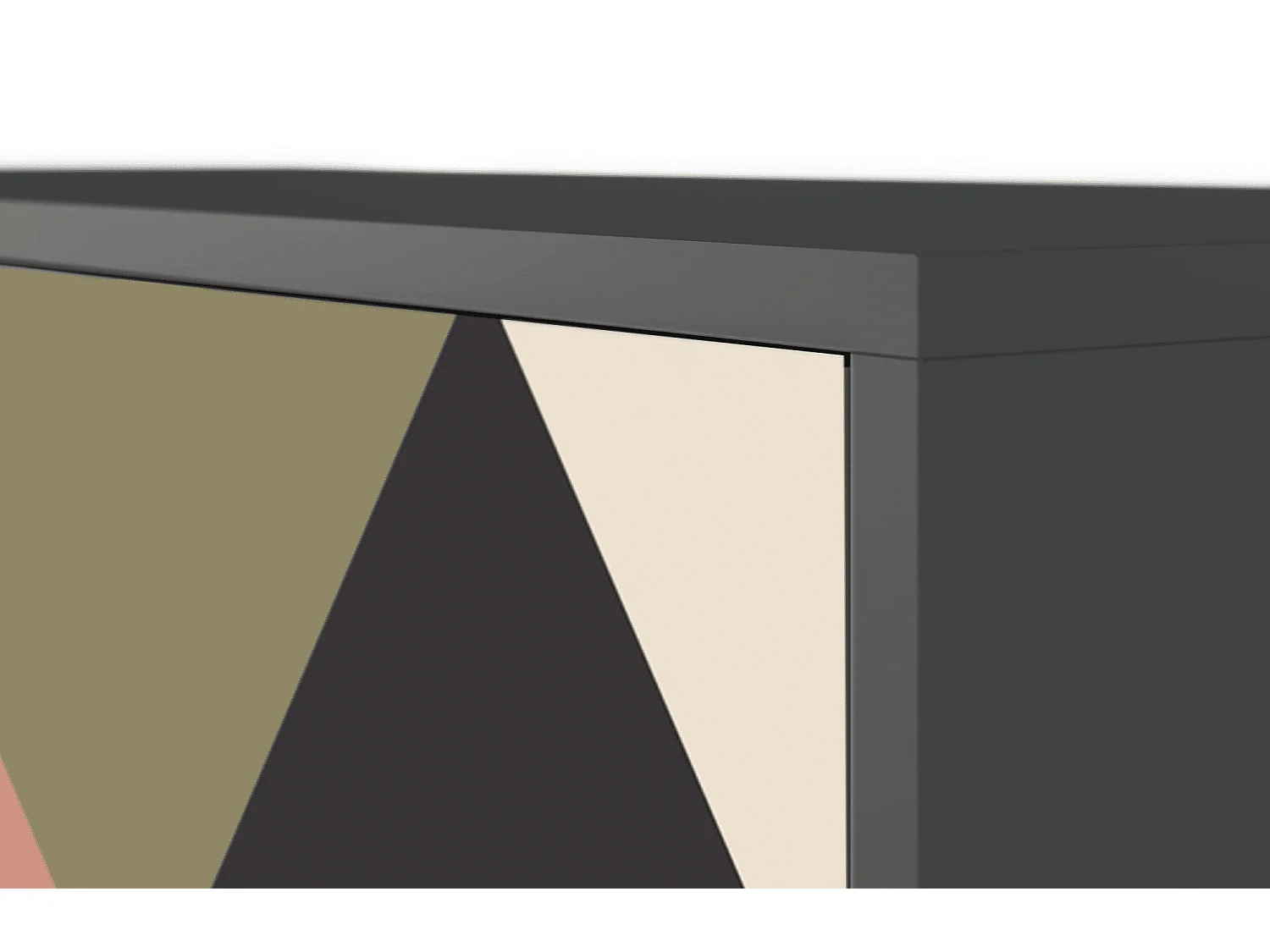 Buffet - 115х84х41 cm - S3 - Royal Triangles, Anthracite