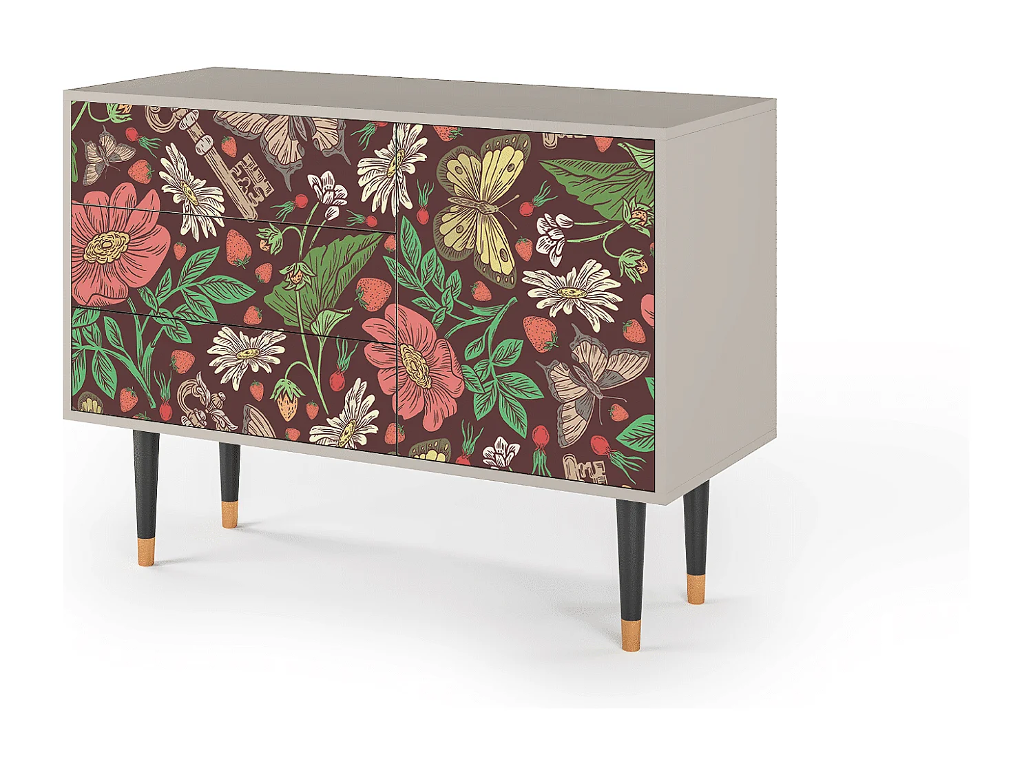 Buffet - 115х84х41 cm - S3 - Alice in Wonderland, Sable