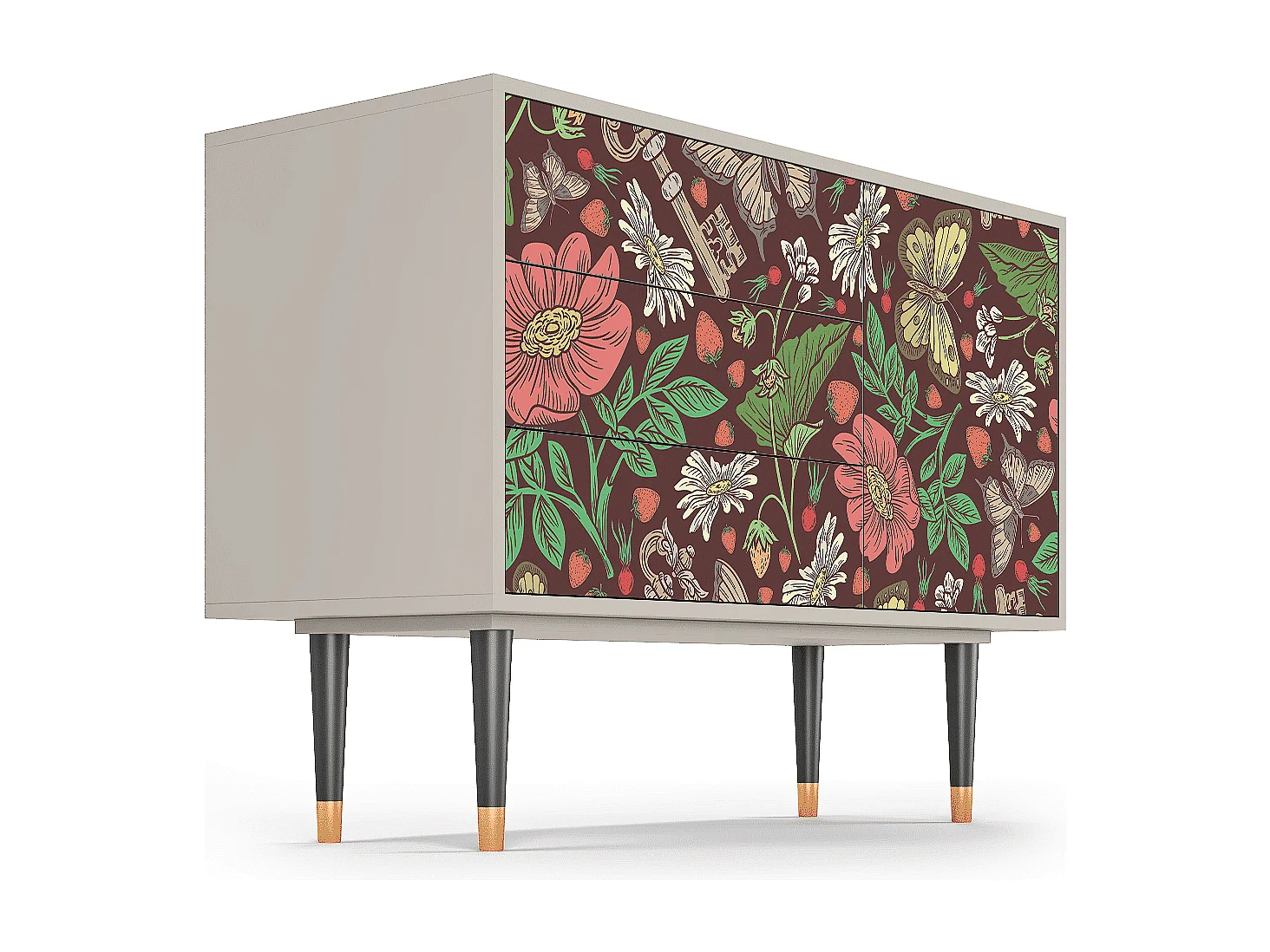 Buffet - 115х84х41 cm - S3 - Alice in Wonderland, Sable