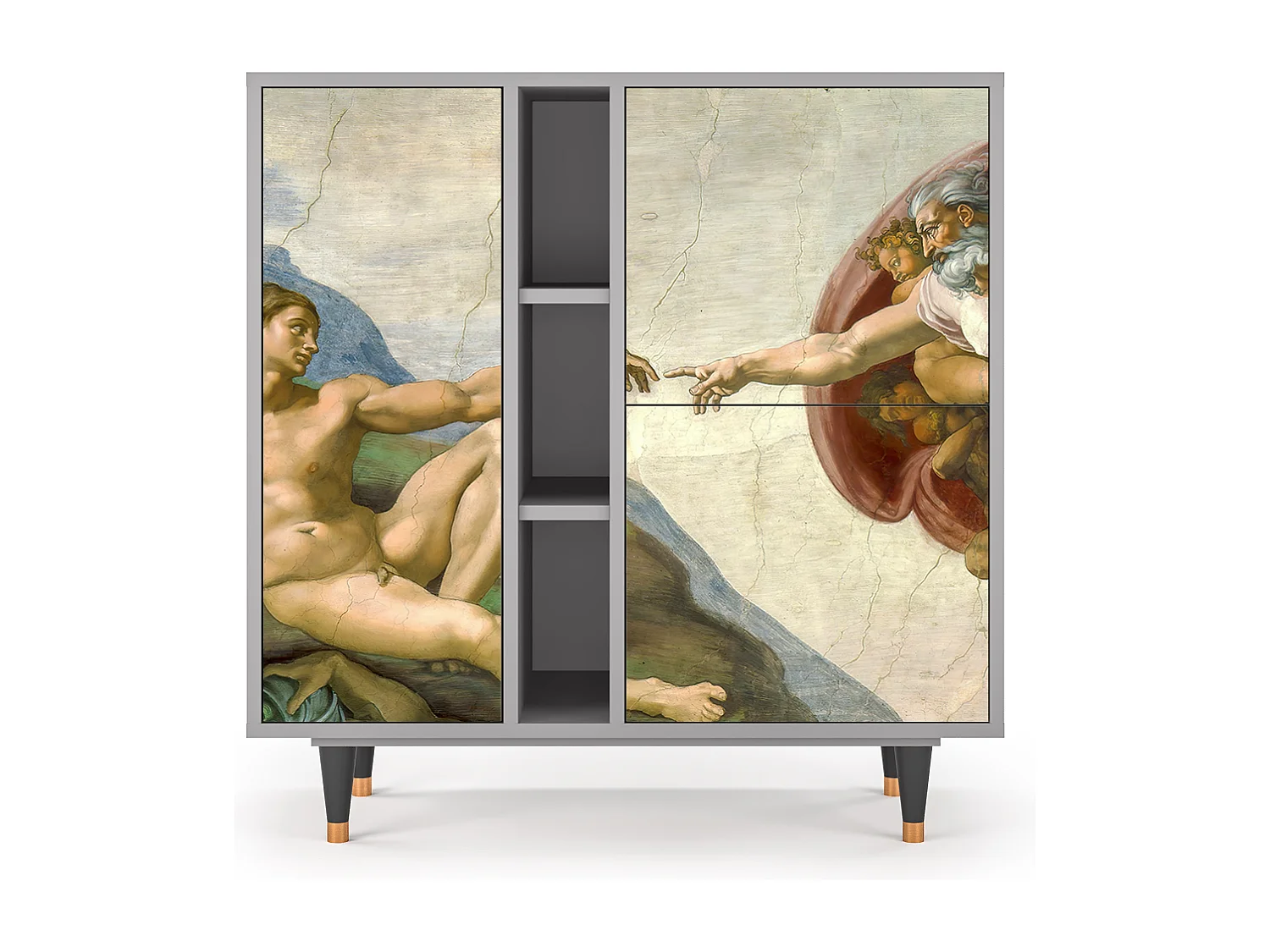 Buffet - 94х96х41 cm - BS5 - The Creation of Adam, Gris