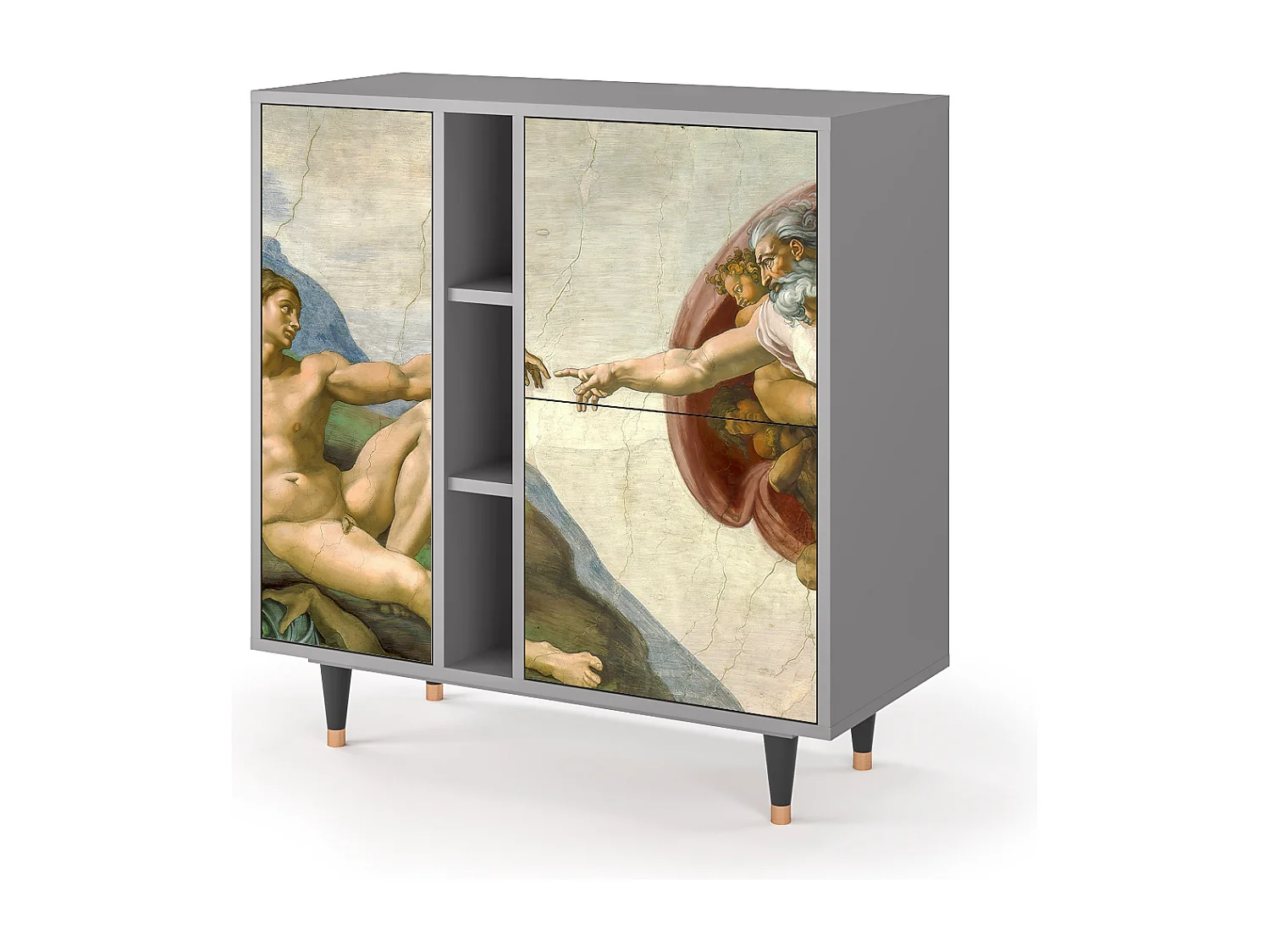 Buffet - 94х96х41 cm - BS5 - The Creation of Adam, Gris