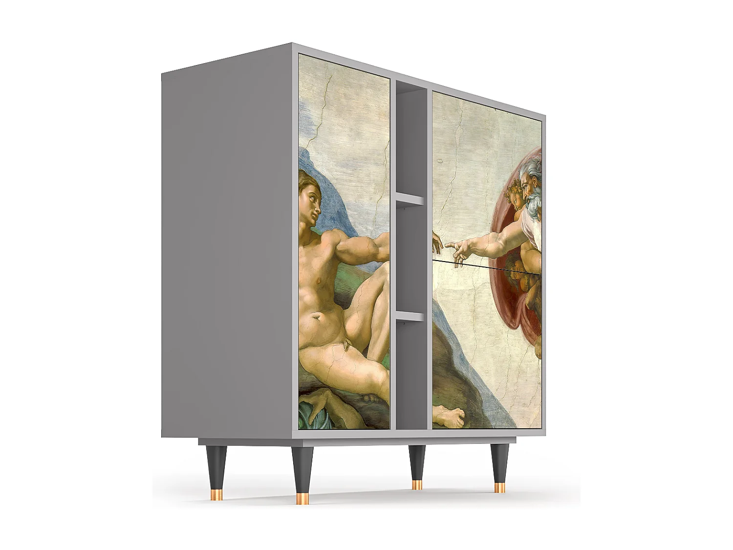 Buffet - 94х96х41 cm - BS5 - The Creation of Adam, Gris