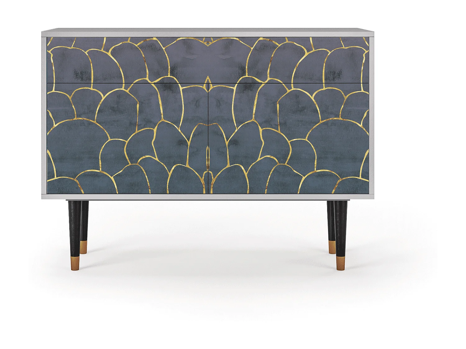 Credenza - 115x85x48 cm - BS4 - Blue Lagoon, Grigio