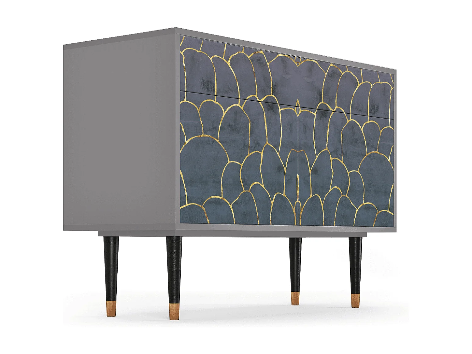 Buffet - 115x85x48 cm - BS4 - Blue Lagoon, Gris