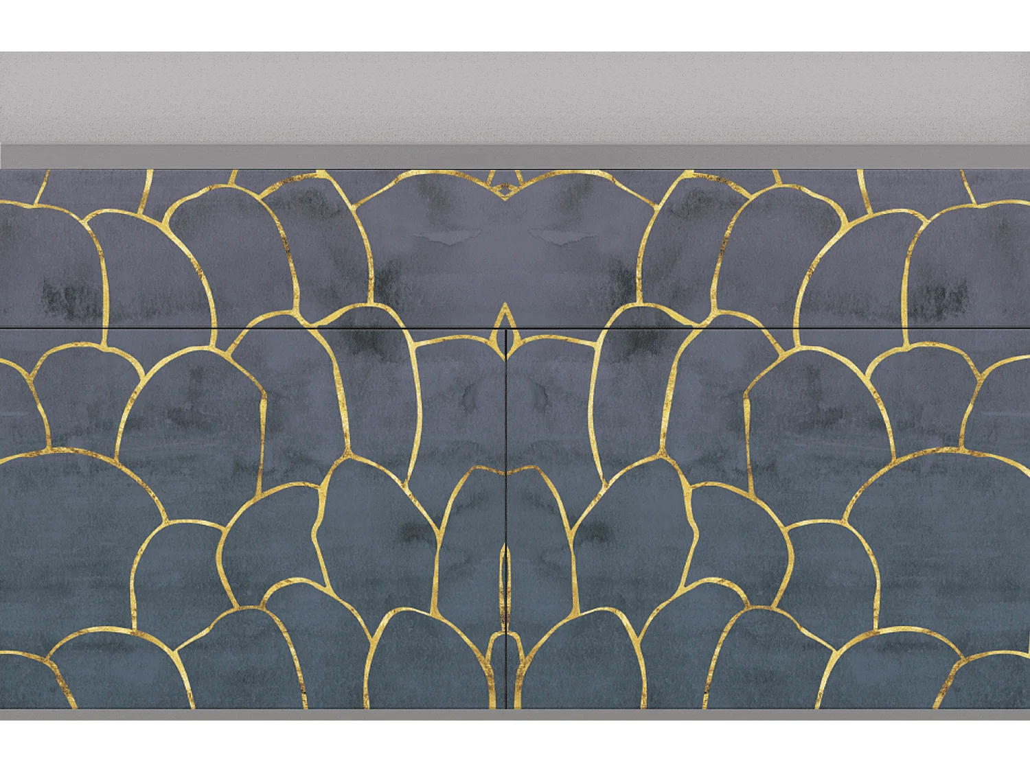 Buffet - 115x85x48 cm - BS4 - Blue Lagoon, Gris