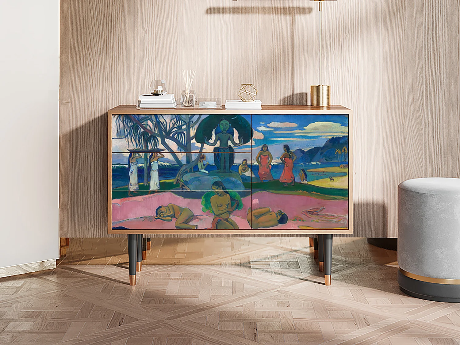 Aparador - 115х84х41 cm - S3 - Day of the God, Nogueira