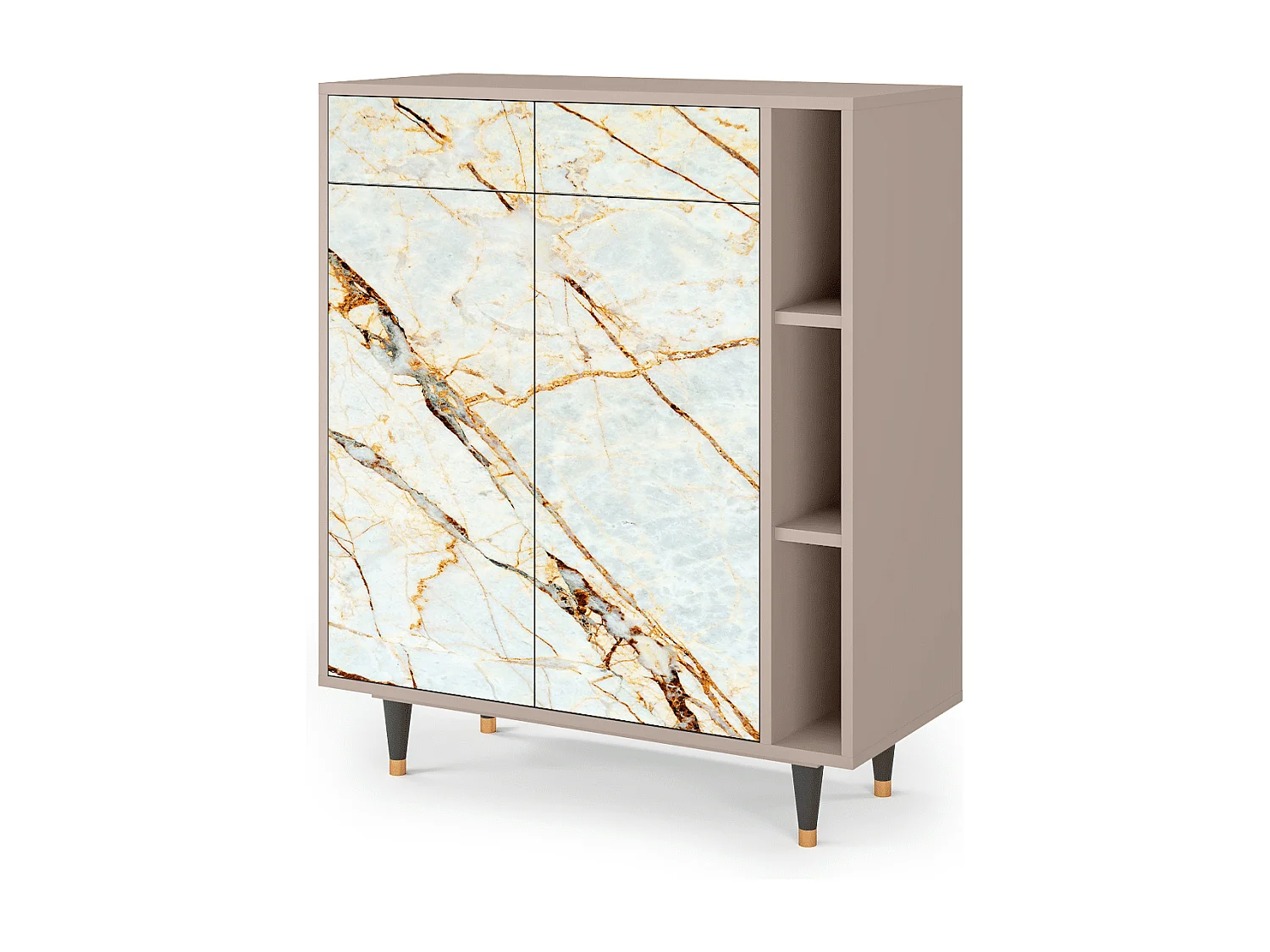 Buffet - 96х110х41 cm - BS6 - Sabley Marble, Latte