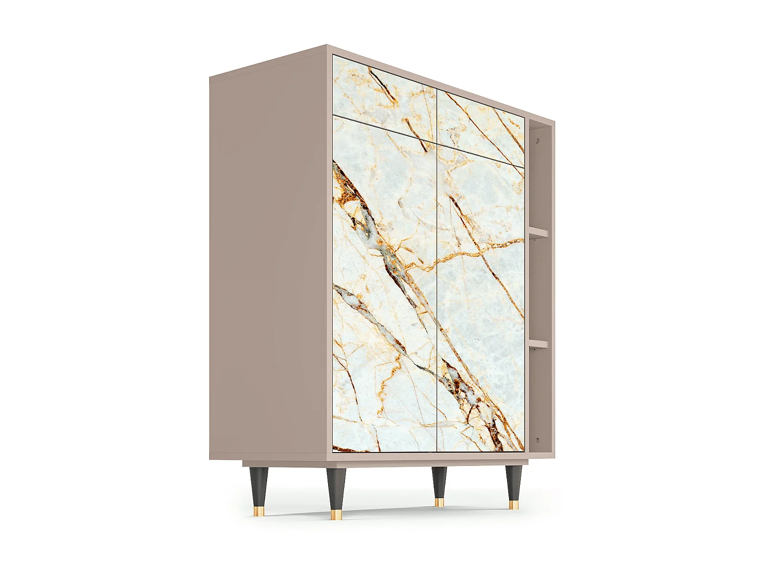 Buffet - 96х110х41 cm - BS6 - Sabley Marble, Latte