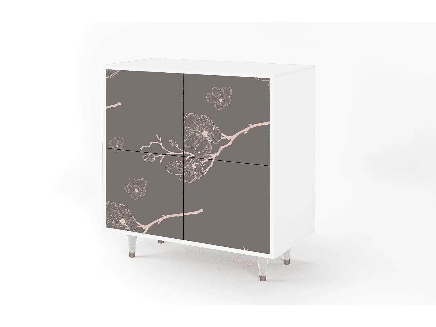 Aparador - 94x96x48 cm - BS3 - Cherry Blossom, Blanco