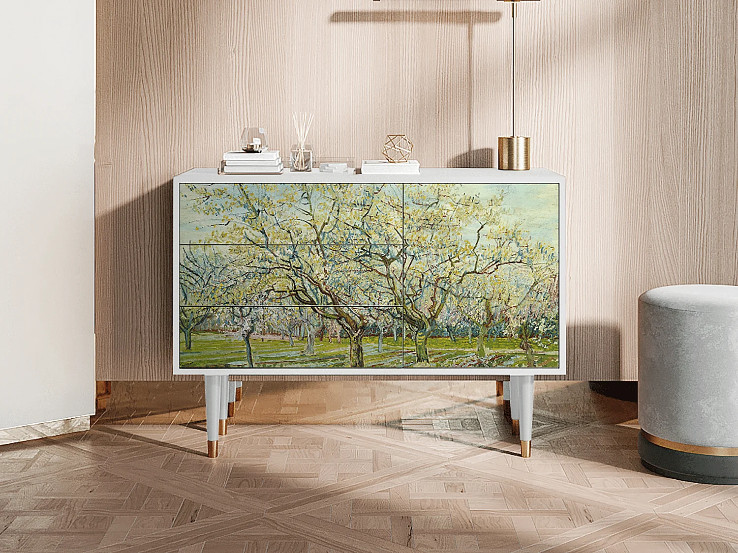 Buffet - 115х84х41 cm - S3 - The Blanc Orchard, Blanc