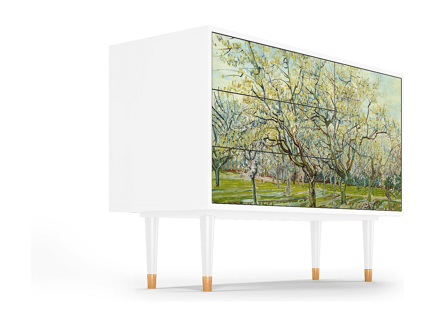 Aparador - 115х84х41 cm - S3 - The Blanco Orchard, Blanco