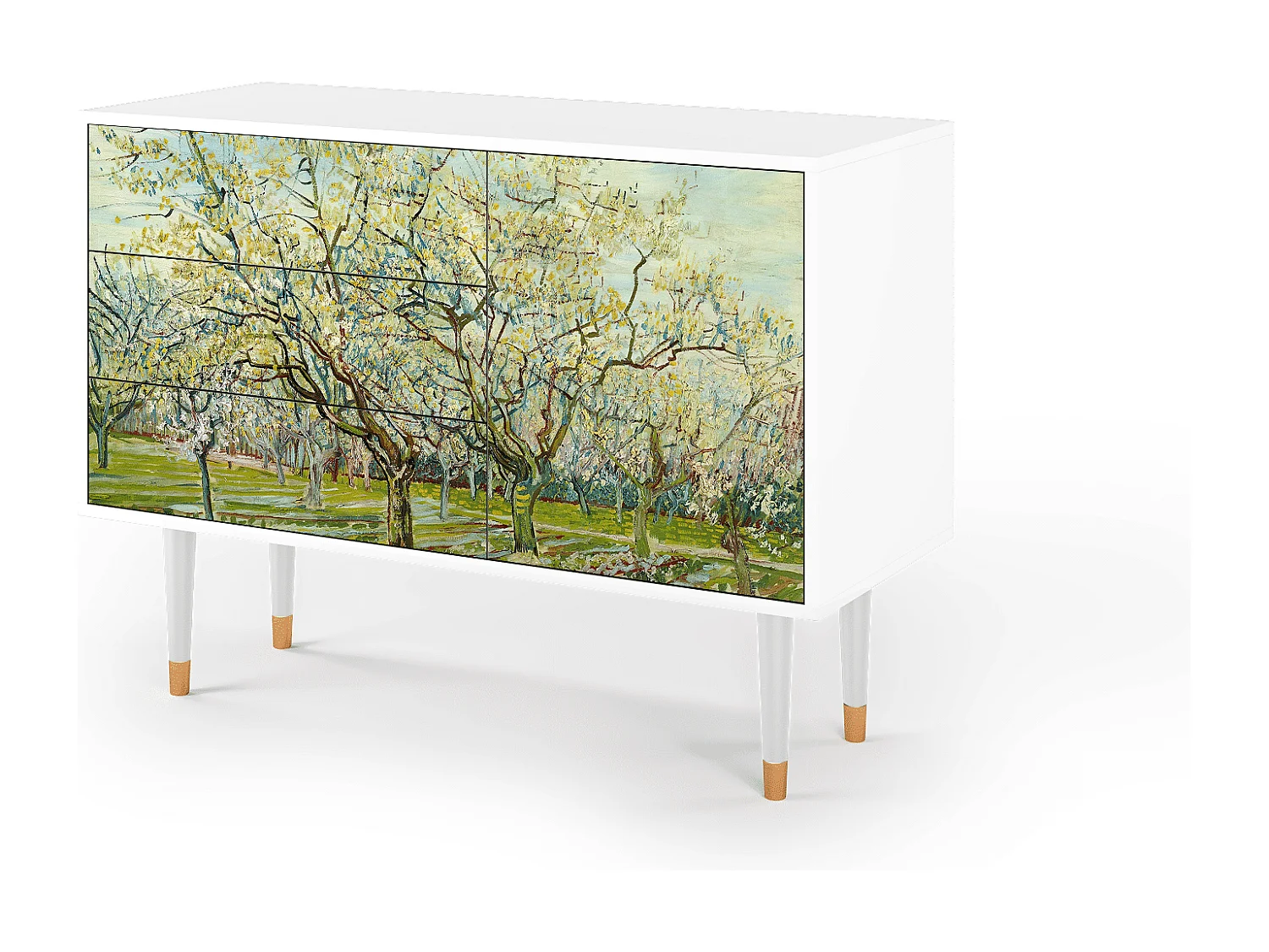 Sideboard - 115х84х41 cm - S3 - The Weiß Orchard, Weiß
