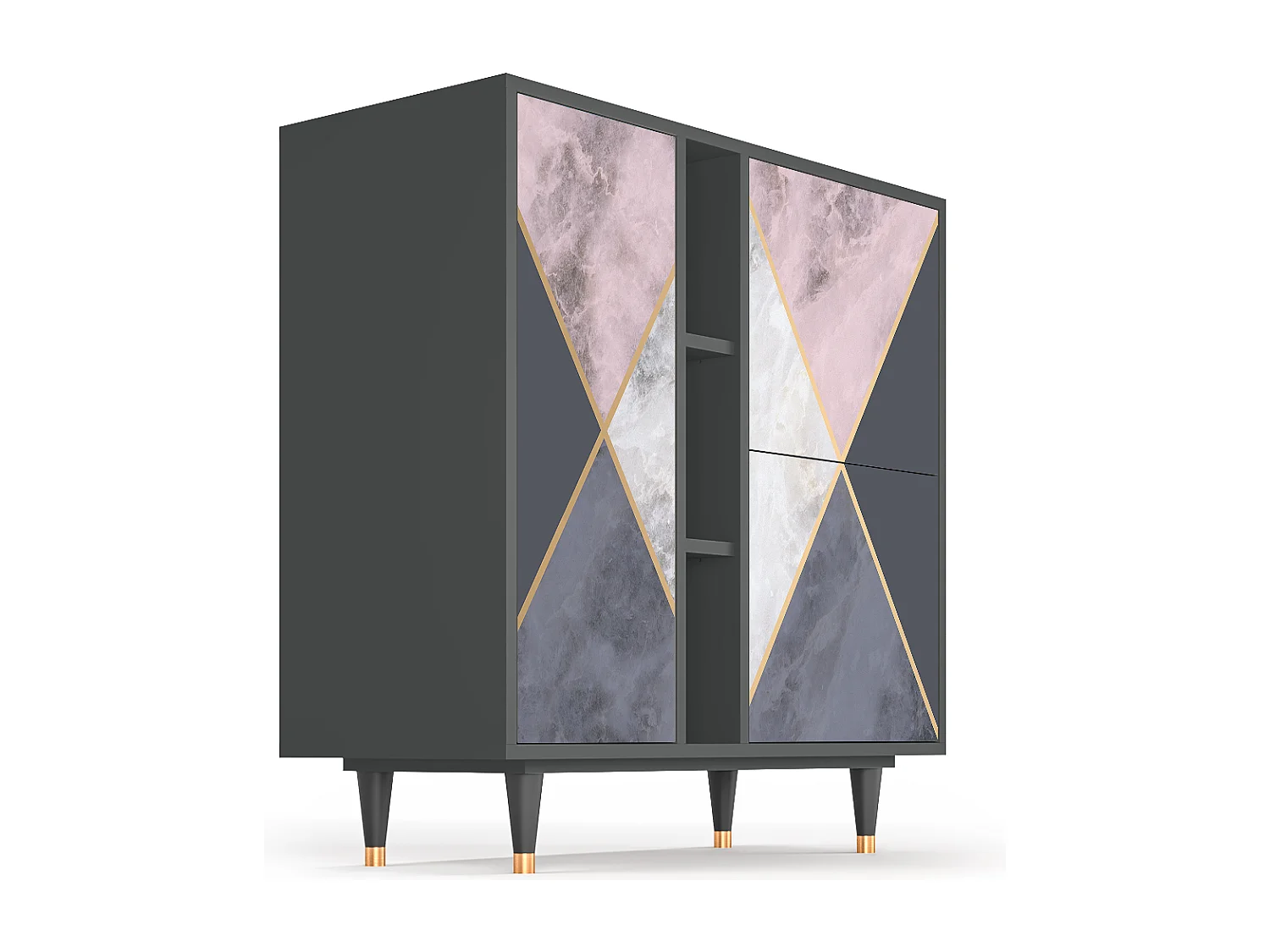 Buffet - 94х96х41 cm - BS5 - Ideal Harmony, Anthracite