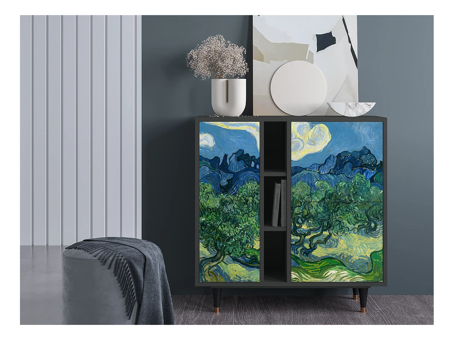 Credenza - 94х96х41 cm - BS5 - The Oil Trees, Antracite