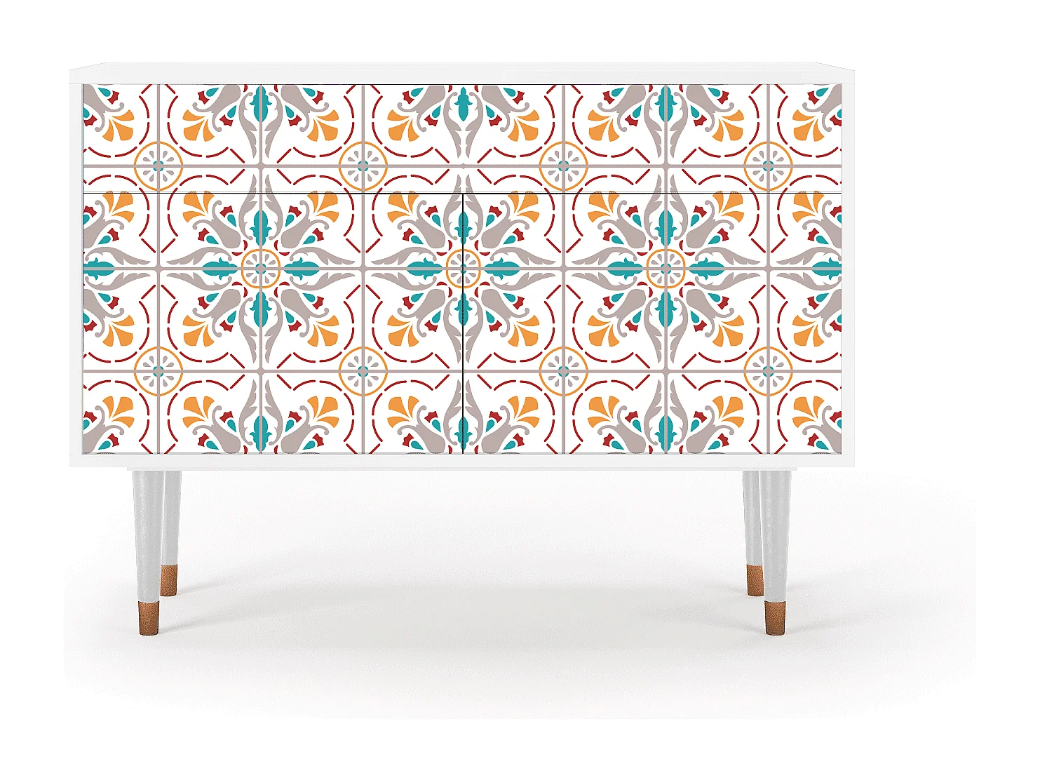 Buffet - 115x85x48 cm - BS4 - Spring Ceramics, Blanc