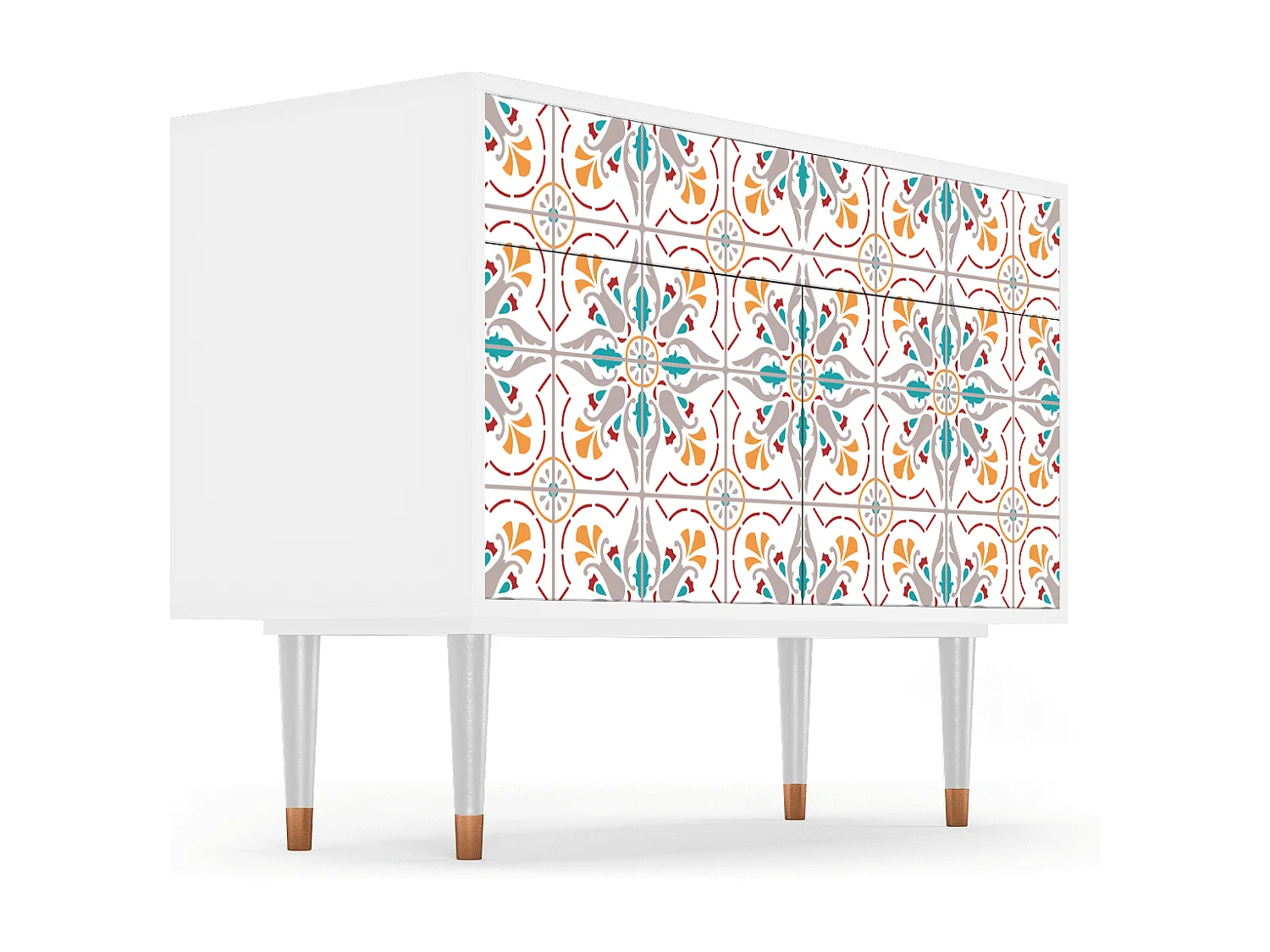 Buffet - 115x85x48 cm - BS4 - Spring Ceramics, Blanc