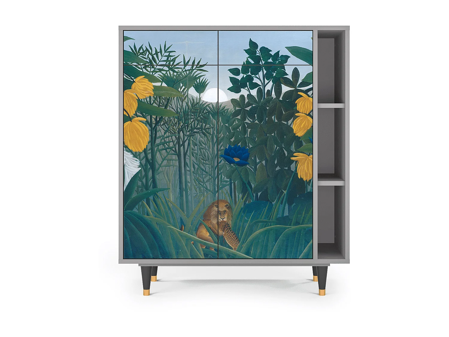 Credenza - 96х110х41 cm - BS6 - The Repast of the Lion, Grigio