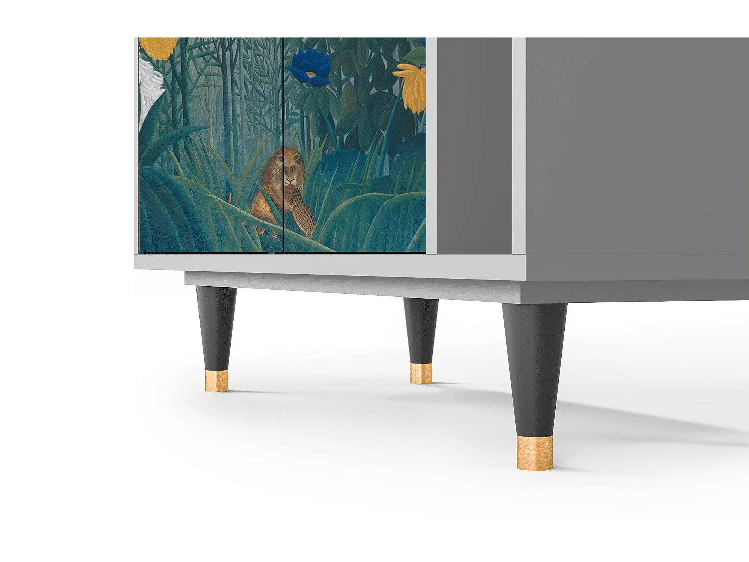 Credenza - 96х110х41 cm - BS6 - The Repast of the Lion, Grigio