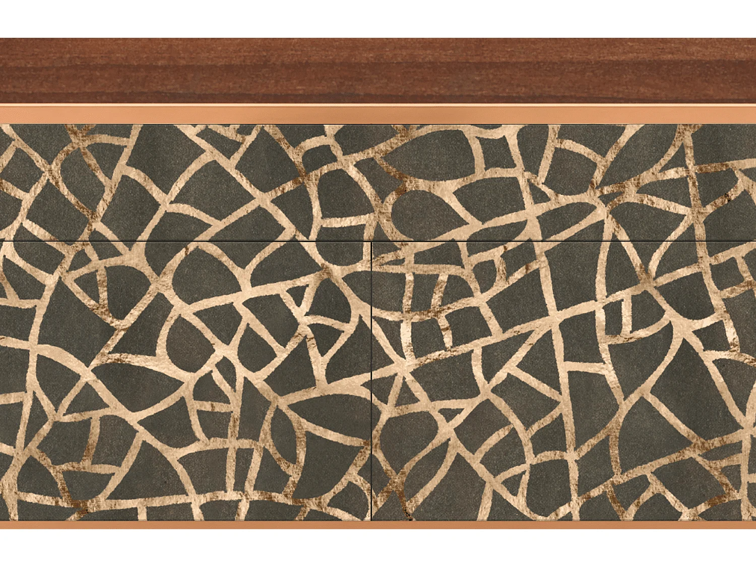 Credenza - 115x85x48 cm - BS4 - Enlarged Leaf, Noce