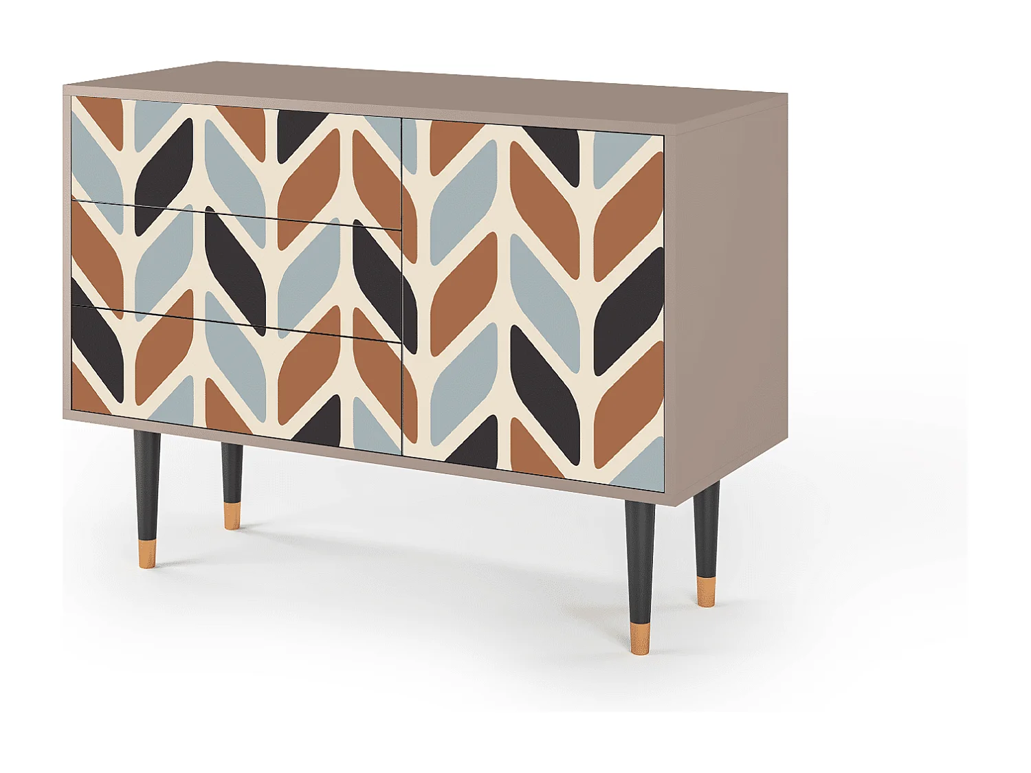 Aparador - 115х84х41 cm - S3 - Beige Laure, Latte