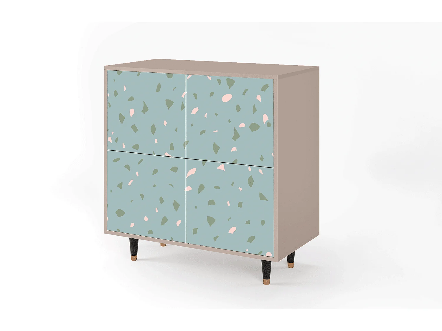 Buffet - 94x96x48 cm - BS3 - Blue Drops, Latte