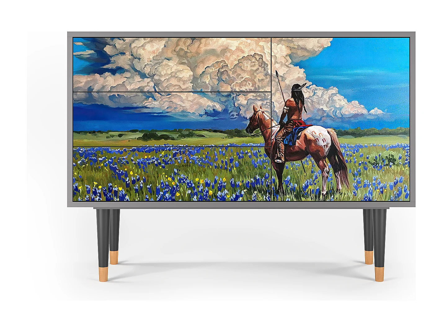 Buffet - 115х84х41 cm - S3 - Thunderheads by Dean, Gris