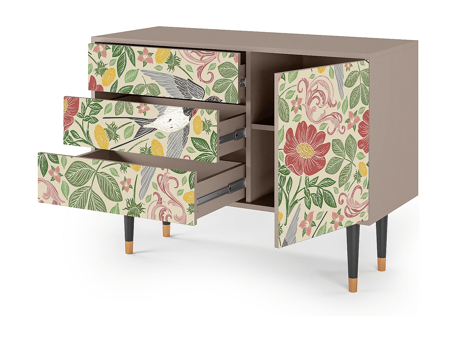 Buffet - 115х84х41 cm - S3 - Spring Swallow, Latte