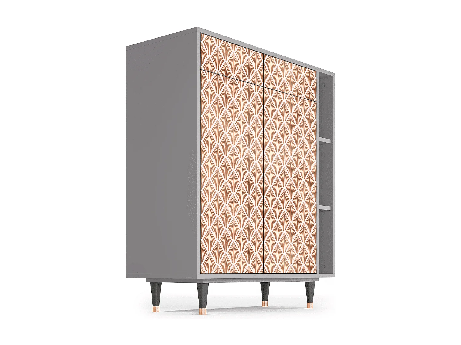 Buffet - 96х110х41 cm - BS6 - Pastel Sunrise, Gris