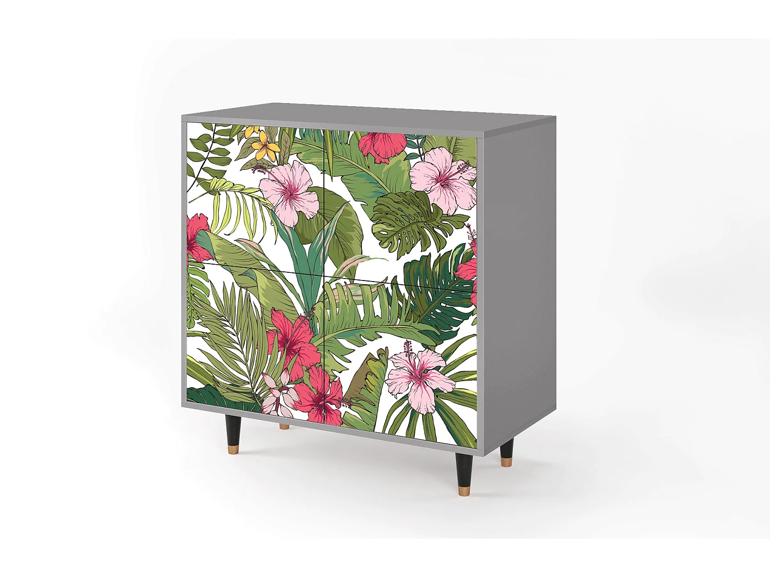 Aparador - 94x96x48 cm - BS3 - Verdant Tropics, Cinza
