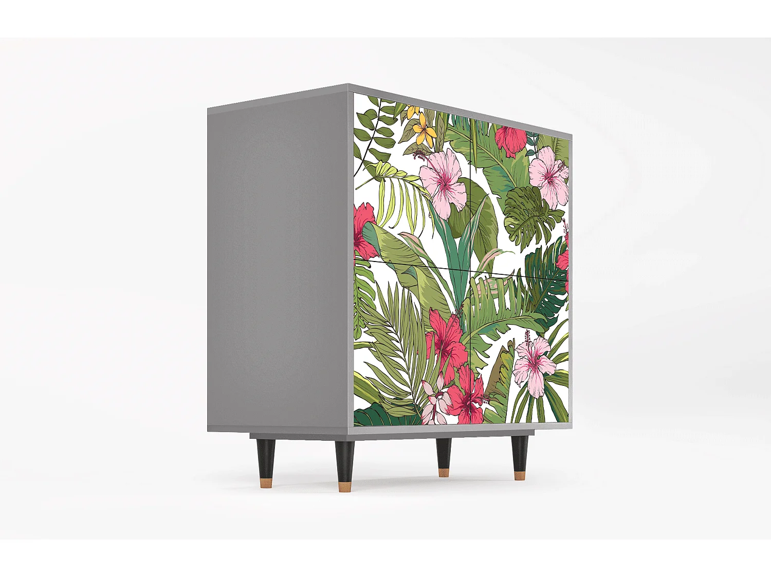 Aparador - 94x96x48 cm - BS3 - Verdant Tropics, Cinza
