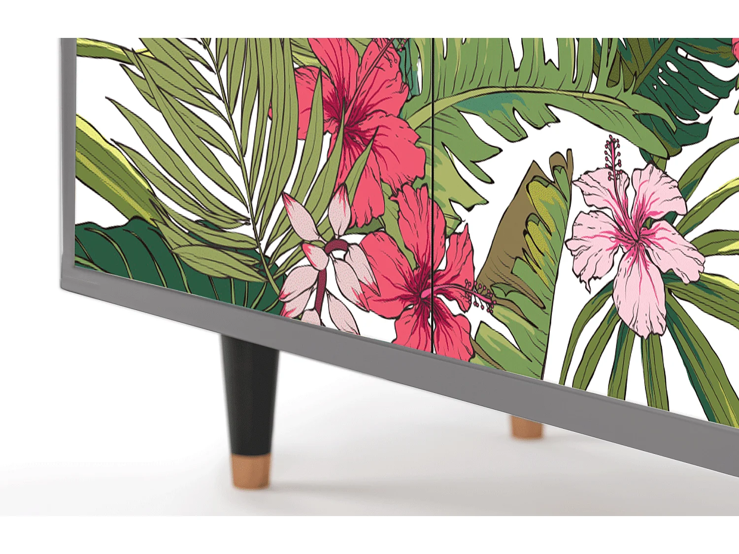 Aparador - 94x96x48 cm - BS3 - Verdant Tropics, Cinza