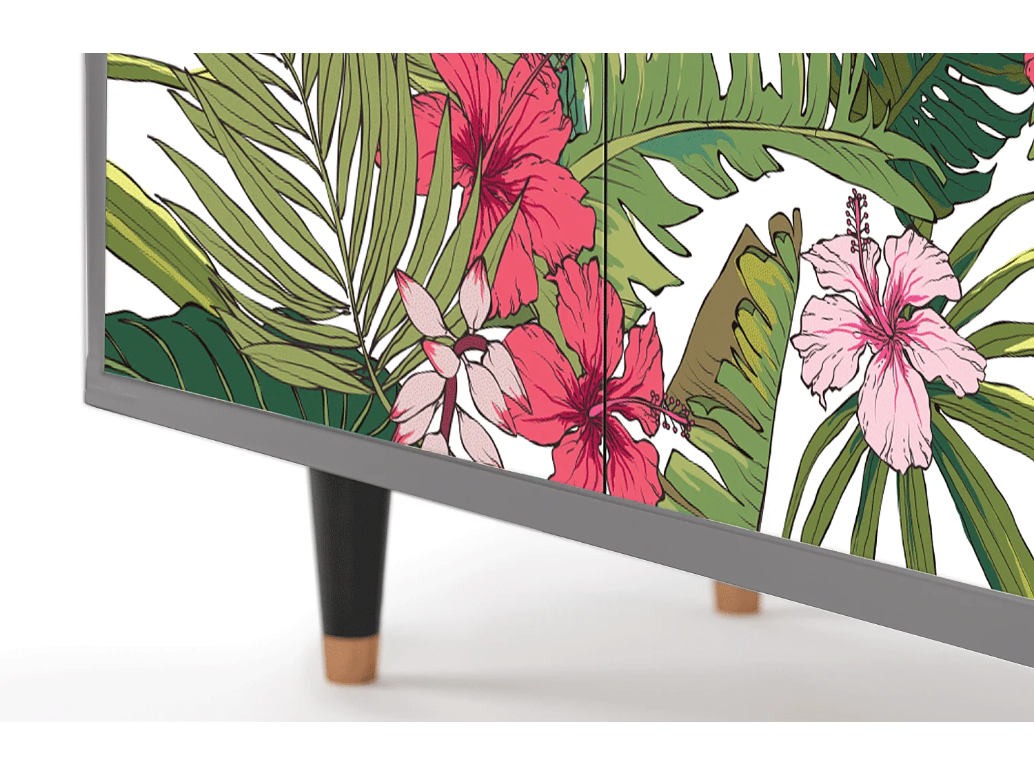 Buffet - 94x96x48 cm - BS3 - Verdant Tropics, Gris
