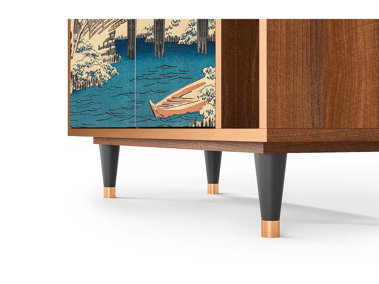 Credenza - 96х110х41 cm - BS6 - Katabira River, Noce