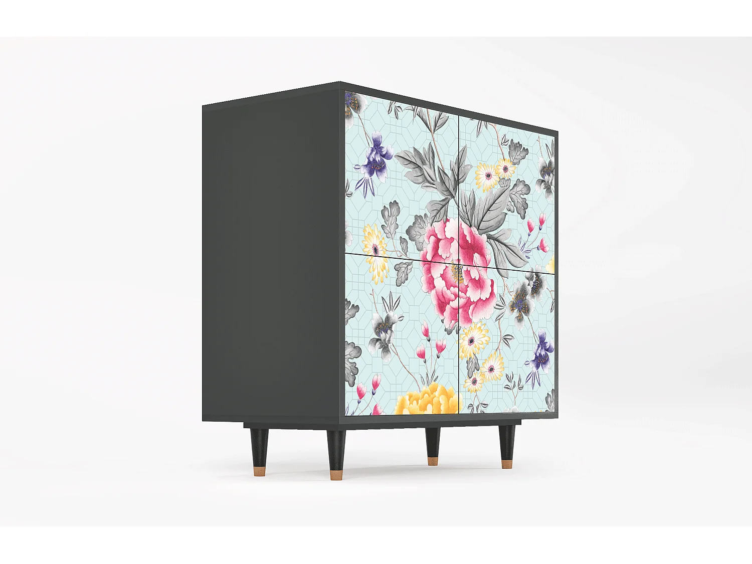 Dressoir - 94x96x48 cm - BS3 - Sky Garden, Antraciet
