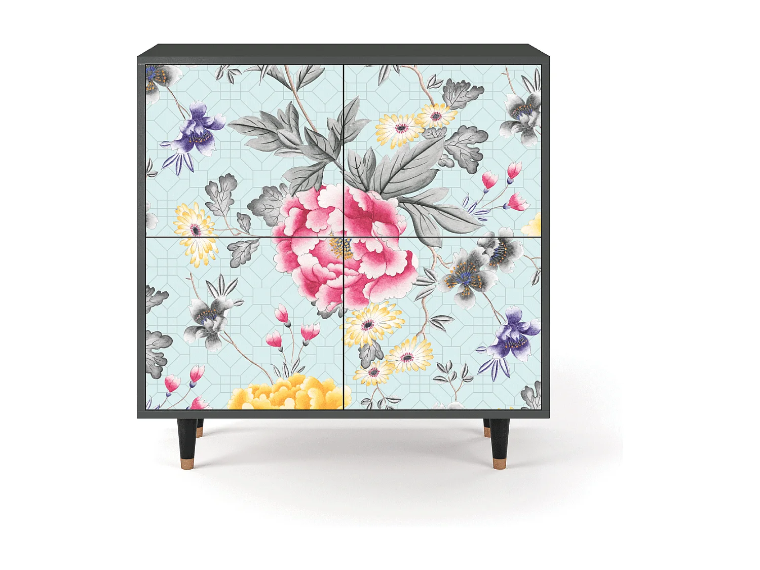 Dressoir - 94x96x48 cm - BS3 - Sky Garden, Antraciet