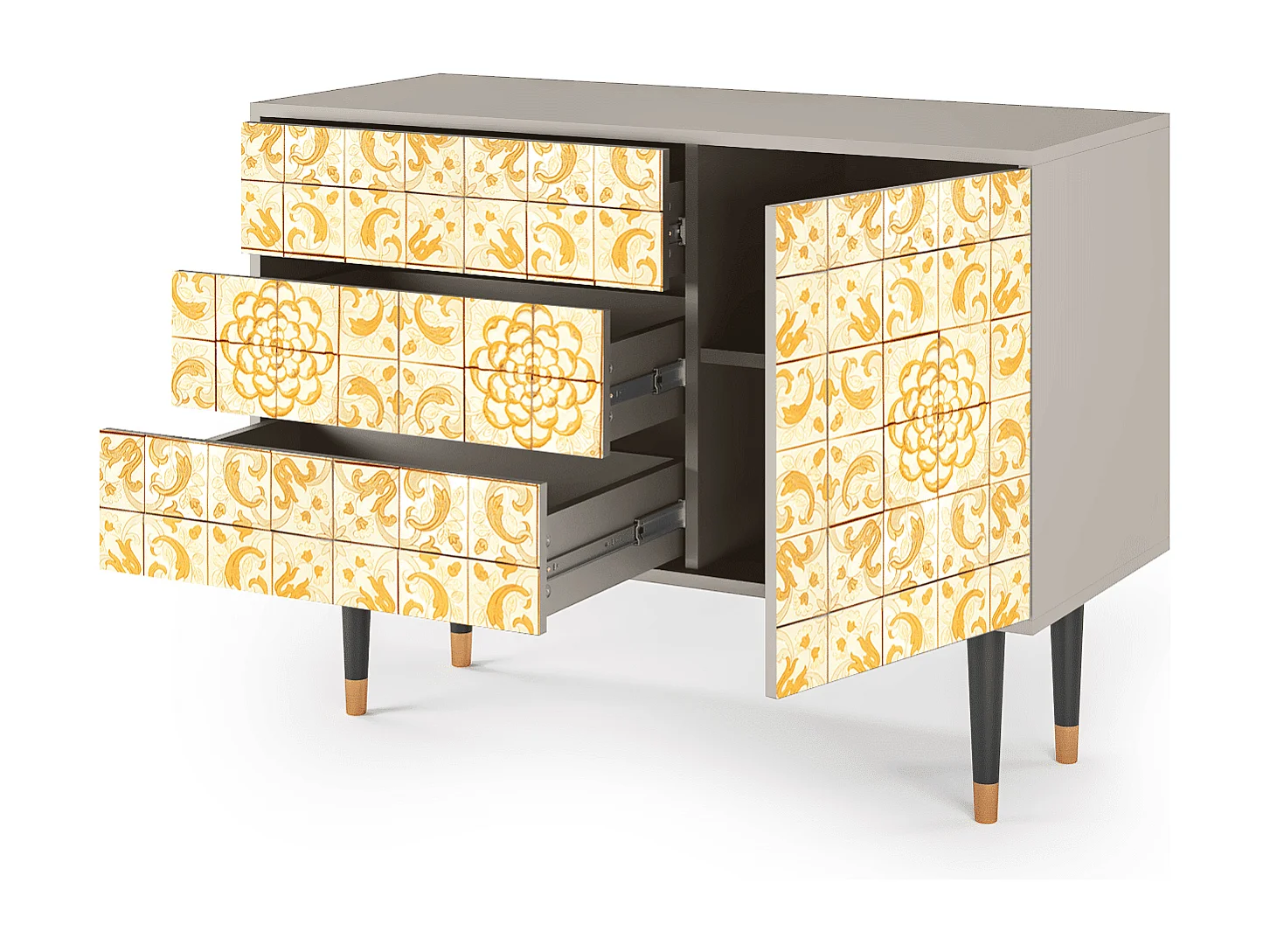 Credenza - 115х84х41 cm - S3 - Sunshiny Tile, Sabbia
